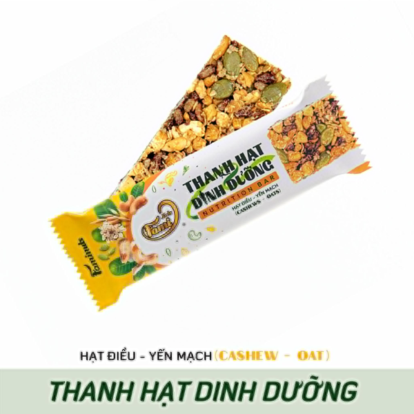 Thanh hạt dinh dưỡng hạt điều - yến mạch Faminuts 25g - Ảnh 4